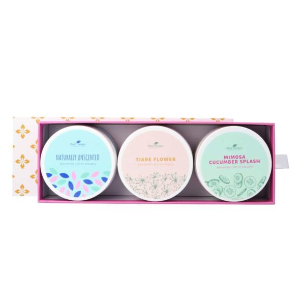 nbc700-3 Body Butter Gift Set (Naturally-Tiare-Mimosa)