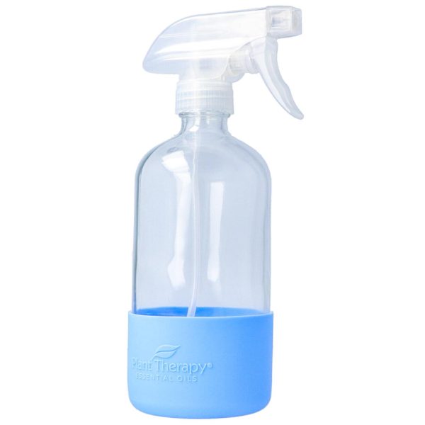 Üvegpalack spray kupakkal - kék színben - planttherapy.hu